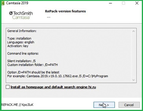Hướng dẫn cài đặt phần mềm Camtasia 2019