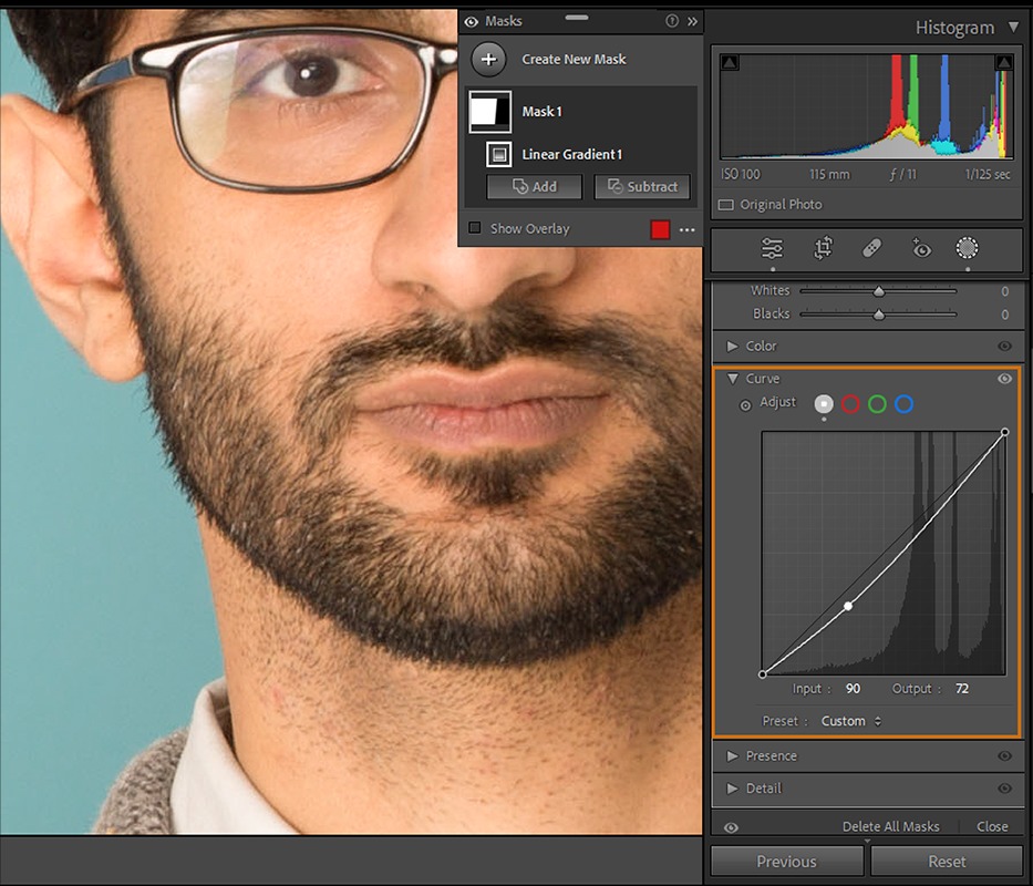 Thực hiện các chỉnh sửa chính xác với thanh trượt Tinh chỉnh độ bão hòa mới trong Đường cong điểm