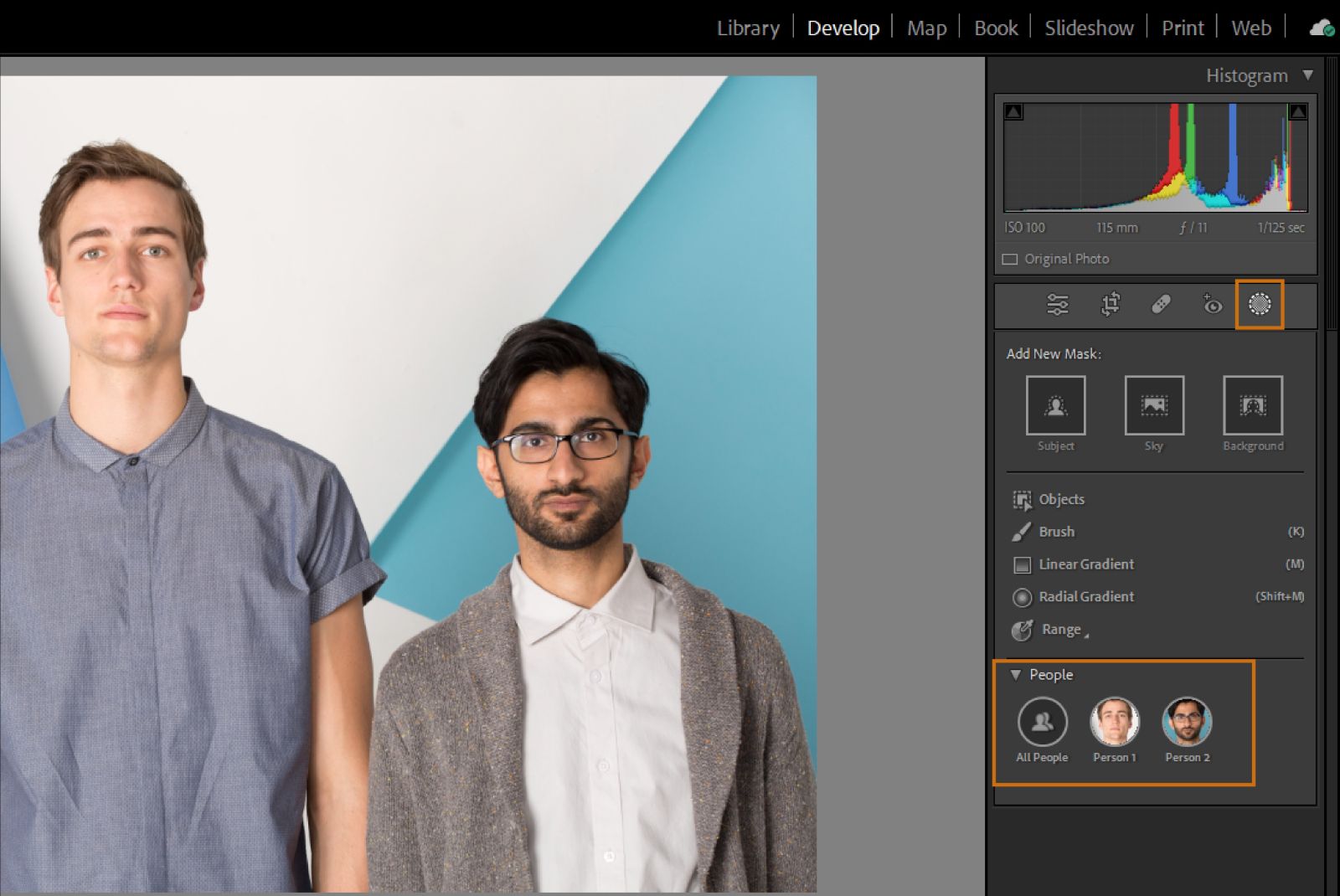 Dễ dàng thêm hoặc xóa Grain khỏi vùng bị che của hình ảnh